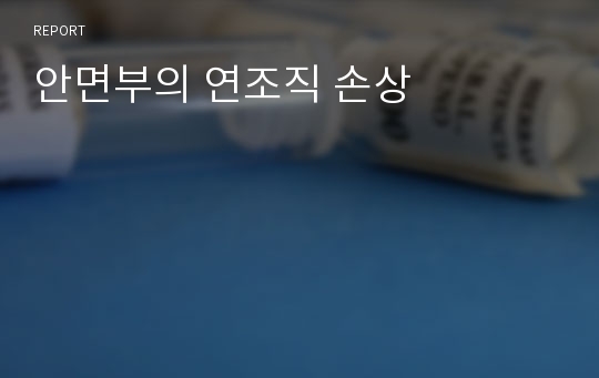 안면부의 연조직 손상