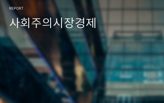 사회주의시장경제