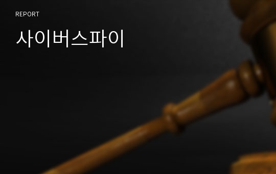 사이버스파이