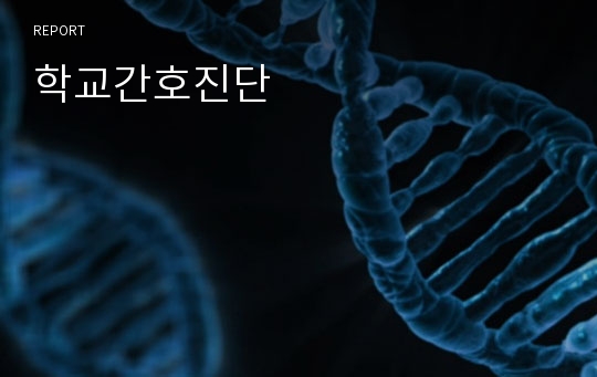 학교간호진단