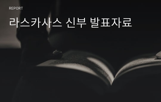 라스카사스 신부 발표자료