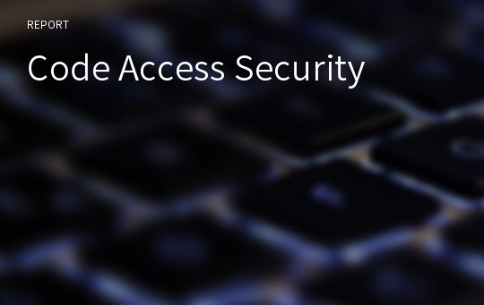 Code Access Security