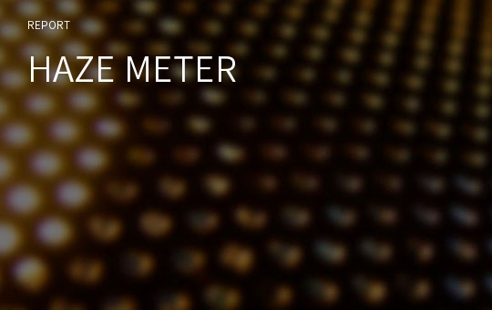 HAZE METER