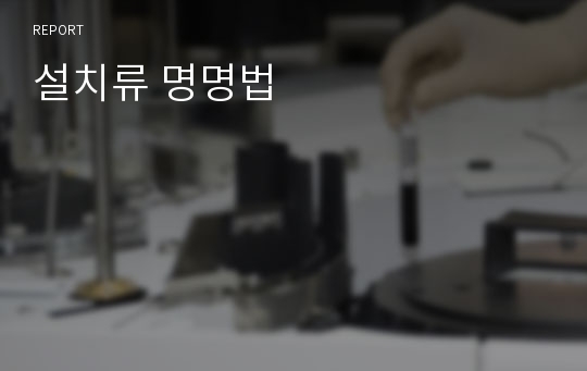 설치류 명명법