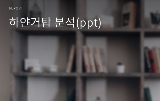 하얀거탑 분석(ppt)