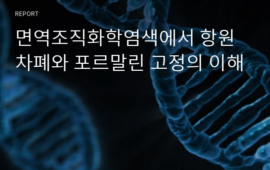 면역조직화학염색에서 항원차폐와 포르말린 고정의 이해