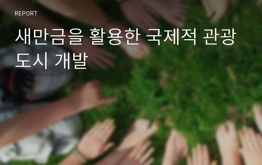 새만금을 활용한 국제적 관광도시 개발