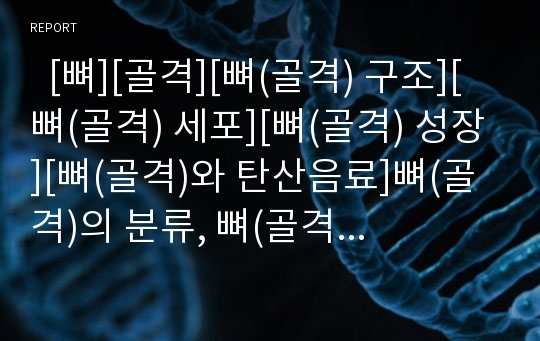   [뼈][골격][뼈(골격) 구조][뼈(골격) 세포][뼈(골격) 성장][뼈(골격)와 탄산음료]뼈(골격)의 분류, 뼈(골격)의 재형성, 뼈(골격)의 구조, 뼈(골격)의 세포, 뼈(골격)의 성장, 뼈(골격)의 크기, 뼈(골격)와 탄산음료