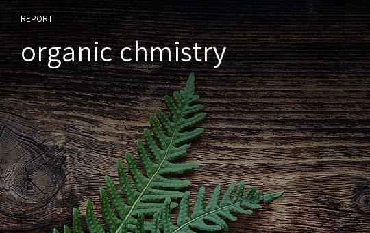 organic chmistry