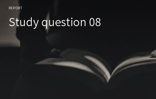 Study question 08