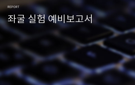 좌굴 실험 예비보고서