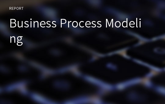 Business Process Modeling