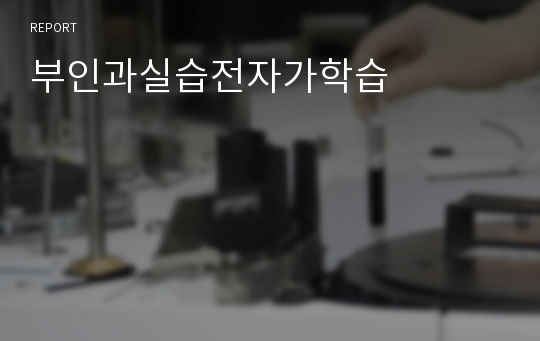 부인과실습전자가학습