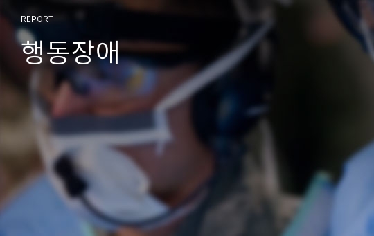 행동장애