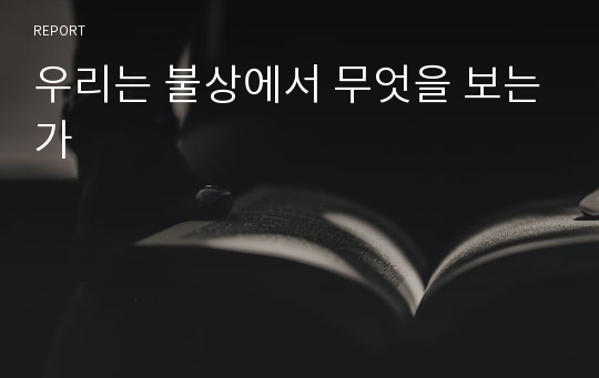 우리는 불상에서 무엇을 보는가