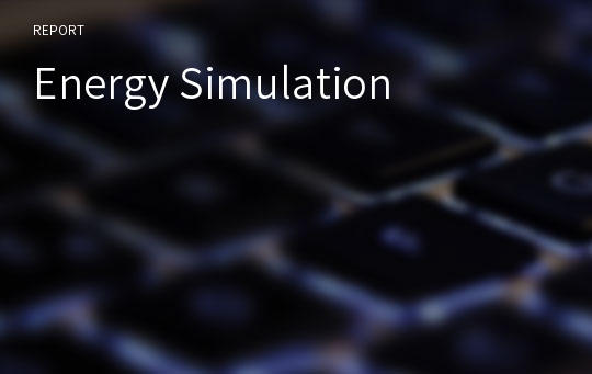 Energy Simulation