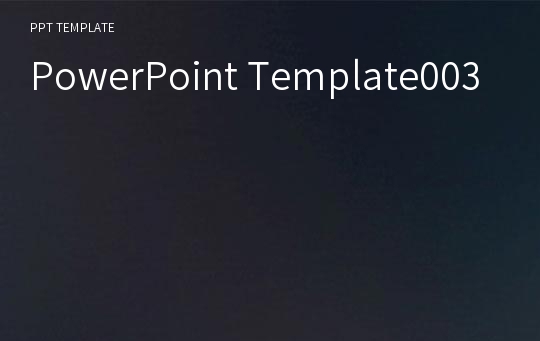 PowerPoint Template003