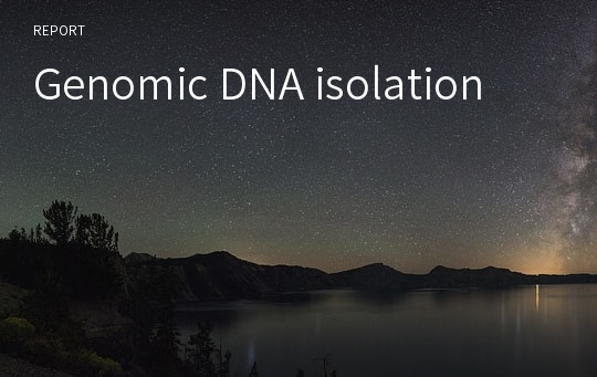 Genomic DNA isolation