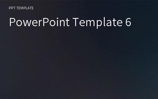 PowerPoint Template 6