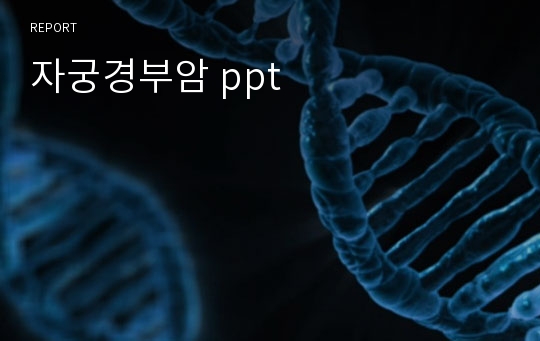 자궁경부암 ppt