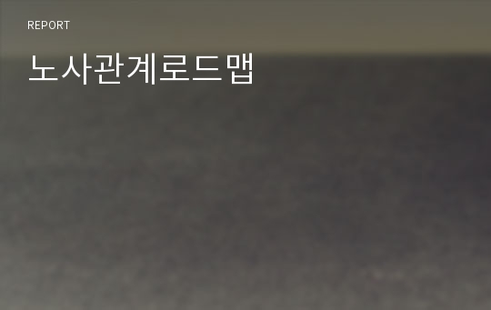 노사관계로드맵