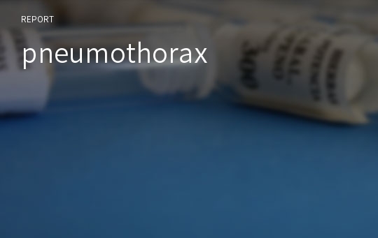 pneumothorax