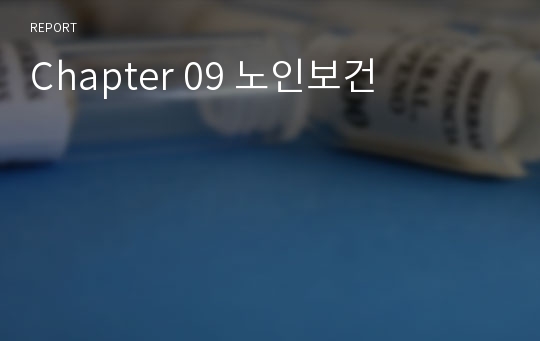 Chapter 09 노인보건