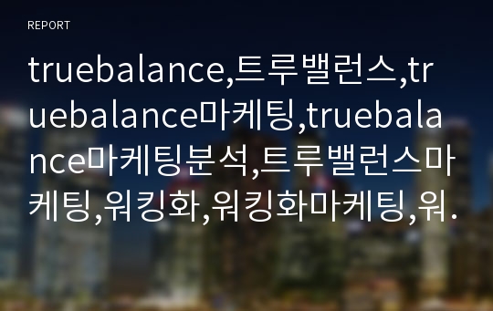 truebalance,트루밸런스,truebalance마케팅,truebalance마케팅분석,트루밸런스마케팅,워킹화,워킹화마케팅,워킹화마케팅전략,워킹화시장