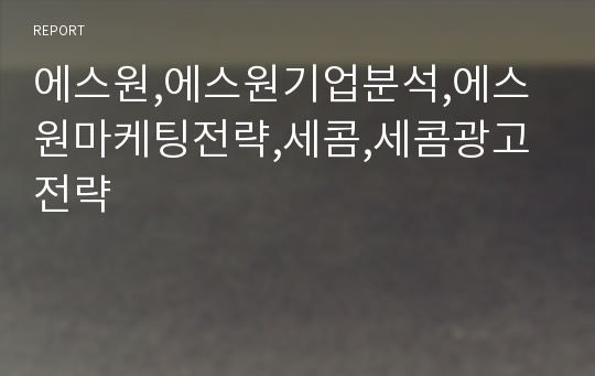 에스원,에스원기업분석,에스원마케팅전략,세콤,세콤광고전략