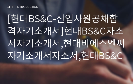 [현대BS&amp;C-신입사원공채합격자기소개서]현대BS&amp;C자소서자기소개서,현대비에스엔씨자기소개서자소서,현대BS&amp;C합격자기소개서,현대비에스엔씨합격자소서,현대비에스엔씨자소서