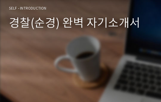 경찰(순경) 완벽 자기소개서