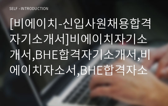 [비에이치-신입사원채용합격자기소개서]비에이치자기소개서,BHE합격자기소개서,비에이치자소서,BHE합격자소서,자기소개서,자소서,입사지원서