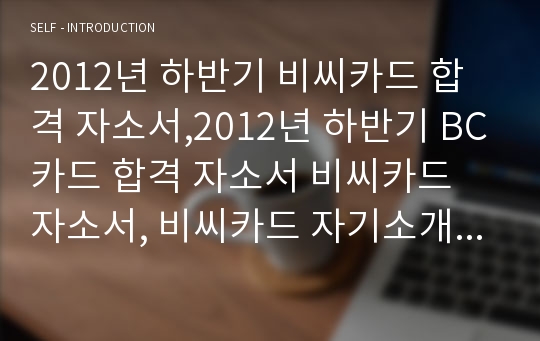 2012년 하반기 비씨카드 합격 자소서,2012년 하반기 BC카드 합격 자소서 비씨카드 자소서, 비씨카드 자기소개서, BC카드 자소서, BC카드 자기소개서, BCcard 자기소개서