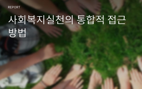 사회복지실천의 통합적 접근방법