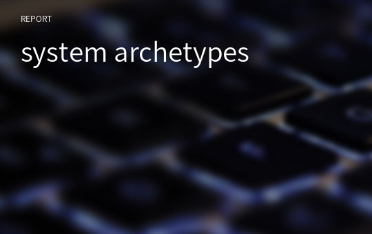 system archetypes