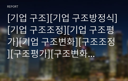 [기업 구조][기업 구조방정식][기업 구조조정][기업 구조평가][기업 구조변화][구조조정][구조평가][구조변화]기업 구조방정식, 기업 구조조정, 기업 구조평가, 기업 구조변화