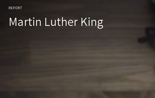 Martin Luther King