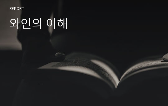 와인의 이해