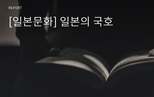 [일본문화] 일본의 국호