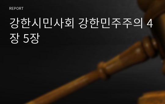 강한시민사회 강한민주주의 4장 5장