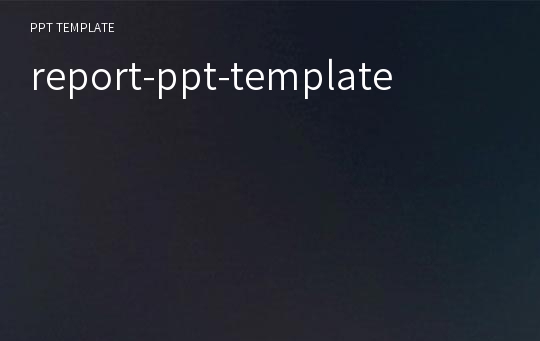 report-ppt-template