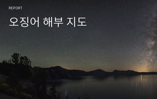 오징어 해부 지도