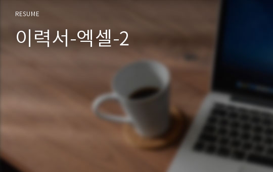 이력서-엑셀-2