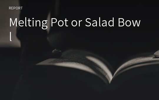 Melting Pot or Salad Bowl