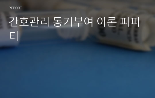 간호관리 동기부여 이론 피피티