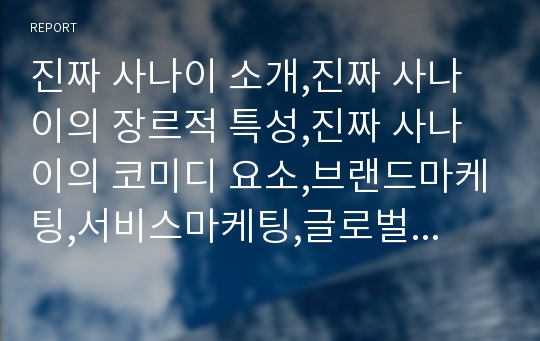 진짜 사나이 소개,진짜 사나이의 장르적 특성,진짜 사나이의 코미디 요소,브랜드마케팅,서비스마케팅,글로벌경영,사례분석,swot,stp,4p