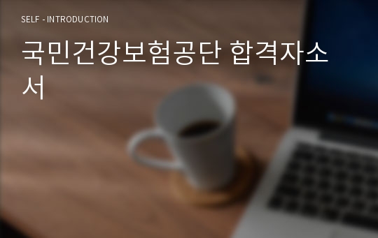 국민건강보험공단 합격자소서