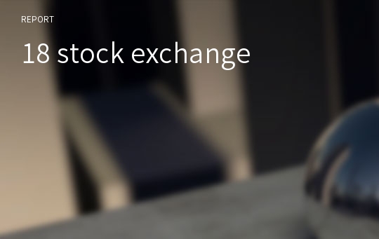 18 stock exchange