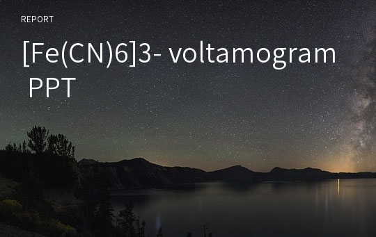 [Fe(CN)6]3- voltamogram PPT