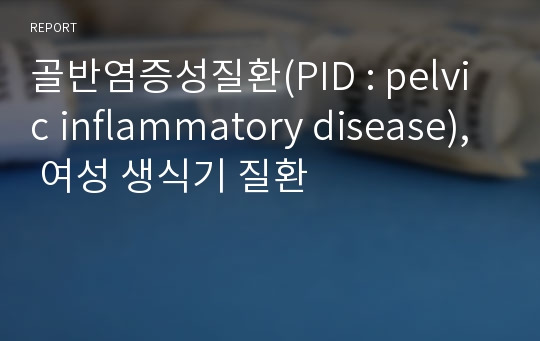 골반염증성질환(PID : pelvic inflammatory disease), 여성 생식기 질환